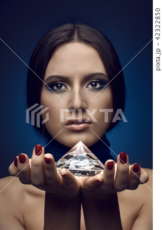 beautiful woman with  brilliant 42322850