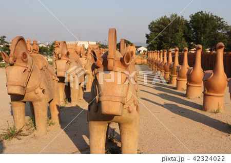今城塚古墳の埴輪（レプリカ） 42324022