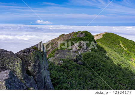 羊蹄山外輪山と雲海 42324177