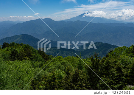 七面山敬慎院からの風景 42324631