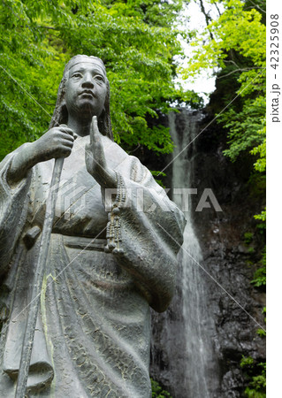 七面山　白糸の滝とお萬の方 42325908