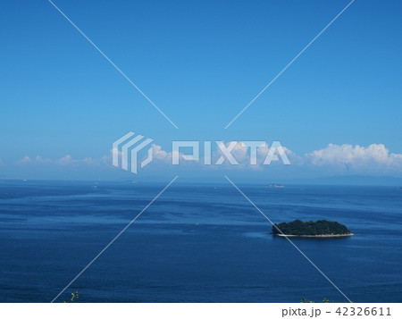 夏の播磨灘 万葉岬からの播磨灘の眺望 夏の播磨灘 万葉岬からの播磨灘の眺望 42326611