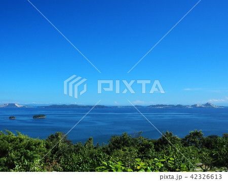 夏の播磨灘　万葉岬からの播磨灘の眺望 42326613