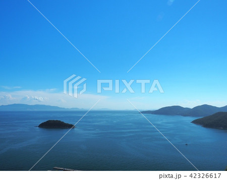 夏の播磨灘　万葉岬からの播磨灘の眺望 42326617