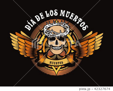 Mexican Day of the Dead skull 42327674