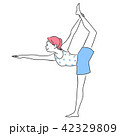 ヨガポーズ 42329809