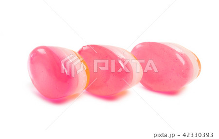caramel candy with xylitol isolated caramel candy with xylitol isolated 42330393