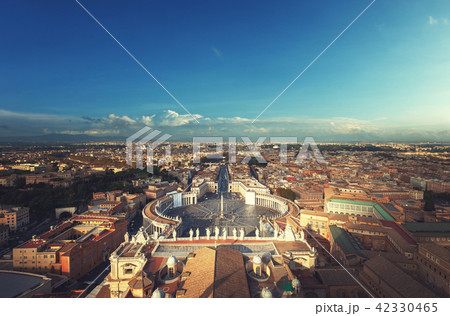 Saint Peter's Square in Vatican 42330465