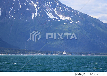 アラスカ氷河クルーズからの景色 アラスカ氷河クルーズからの景色 42332805