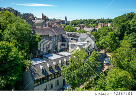 landscape of dean village near edinburgh, scotland 42337531