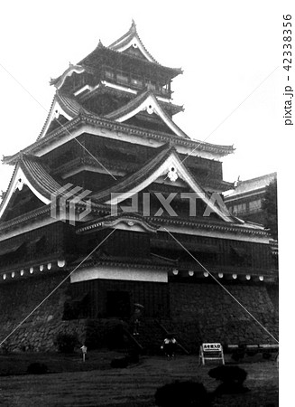 昭和の風景　熊本城　昭和３６年　 42338356