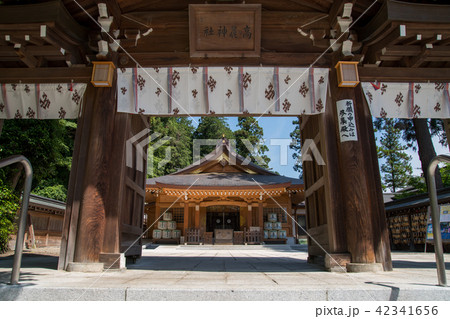 高麗神社神門と拝殿 高麗神社神門と拝殿 42341656