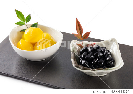 栗と黒豆の甘露煮 42341834