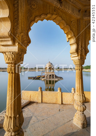 Gadisar lake in the morning at Jaisalmer. Gadisar lake in the morning at Jaisalmer. 42345551