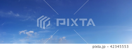 Vibrant color panoramic sky with cloud. 42345553