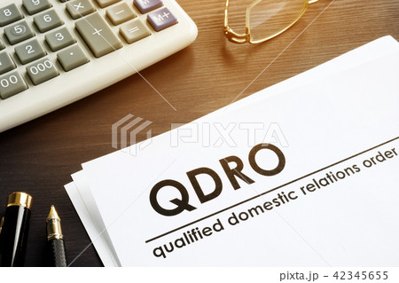 Qualified domestic relations order QDRO. 42345655