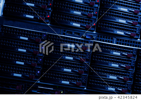 Server rack cluster in a data center 42345824
