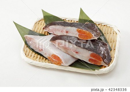 浅羽カレイ切身の写真素材