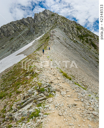 富士ノ折立 立山の写真素材