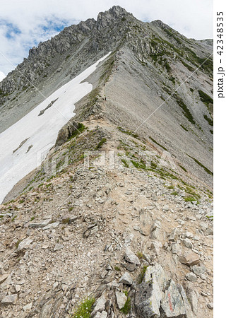 富士ノ折立 立山の写真素材