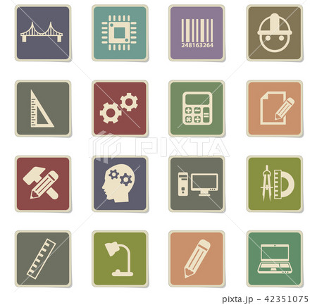 engineering icon set engineering icon set 42351075