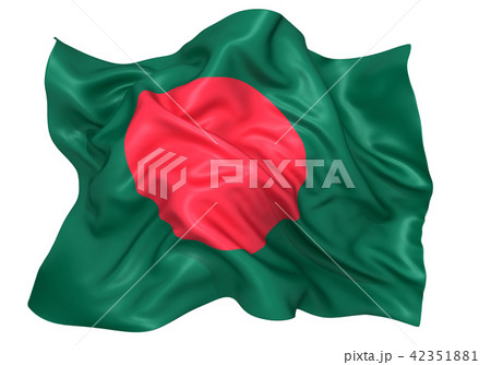 バングラディッシュ国旗のイラスト素材