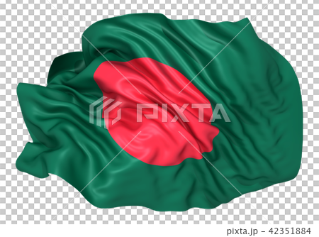 バングラディッシュ国旗のイラスト素材