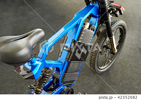 Light blue electric motorcycle with battery Light blue electric motorcycle with battery 42352082