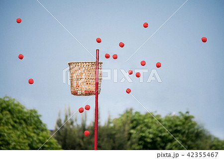 玉入れ 運動会イメージ 玉入れ 運動会イメージ 42355467