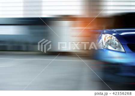 Car on street blurry background.For automotive 42356268