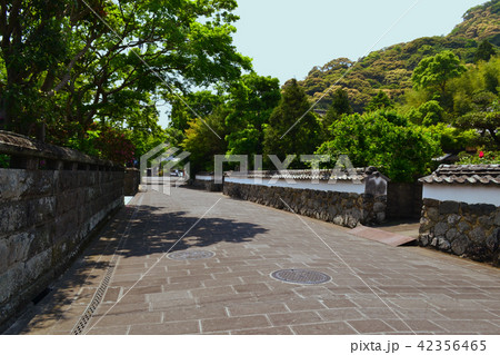 佐伯市城下町の風情ある街並み　「歴史と文学の道」 42356465