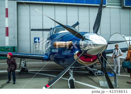 business jet on the apron 42358631