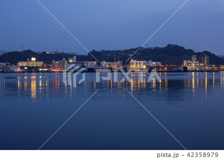 西大分港 大分かんたんサーカス夕景 西大分港 大分かんたんサーカス夕景 42358979