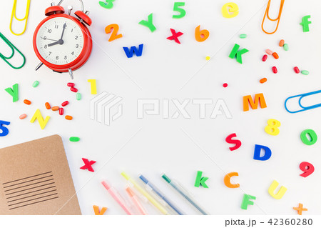 Back to school concept with office supplies 42360280