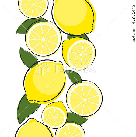 Abstract Lemon Natural Background Vector Illustration 42361445