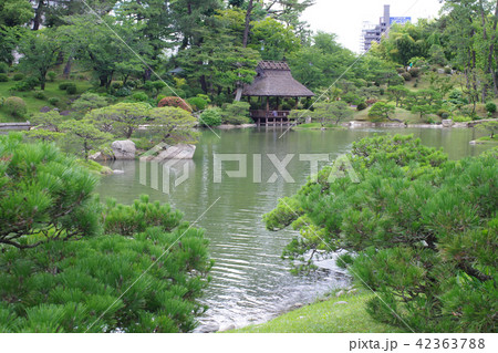 広島市の名勝縮景園 42363788