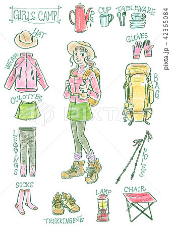 女子アウトドアグッズ、 42365084