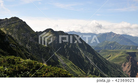 夏の北アルプス（立山連峰　竜王岳） 42369025