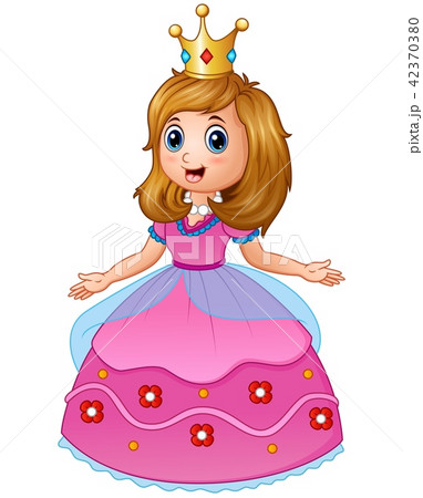 Beautiful princess in pink dress Beautiful princess in pink dress 42370380