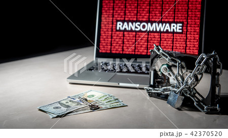 Hard disk locked, ransomware attack on computerの写真素材 [42370520] - PIXTA