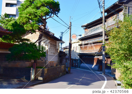蛤坂　金沢　古い街並み 42370566