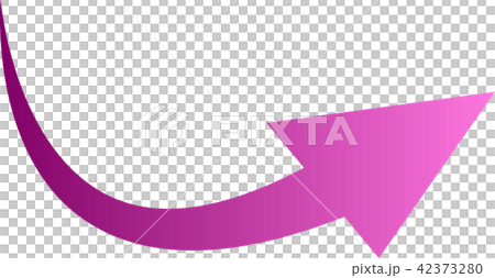 Curved Arrow Curved Colorful 42373280