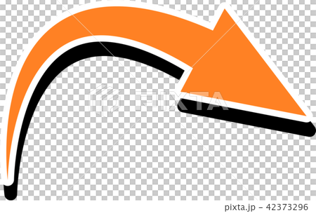 Curved Arrow Curved Colorful 42373296