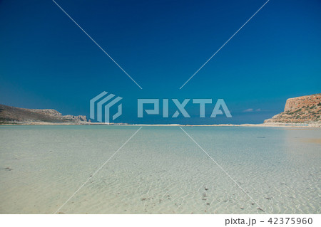 View at rock and sea lagoon of Balos View at rock and sea lagoon of Balos 42375960