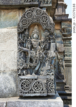 Ornate wall panel, Chennakesava temple complex Ornate wall panel, Chennakesava temple complex 42379188