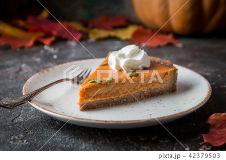 Slice of Pumpkin Pie Slice of Pumpkin Pie 42379503
