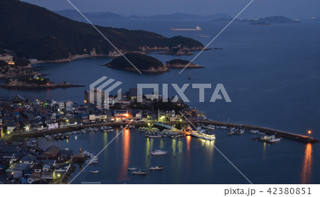 鞆の浦の夜景(広島県福山市) 鞆の浦の夜景(広島県福山市) 42380851