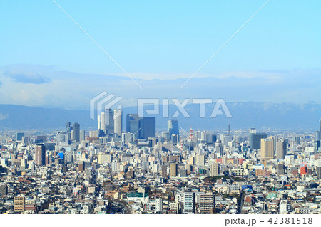 冬の名古屋市 都市風景 冬の名古屋市 都市風景 42381518