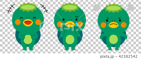 カッパのイラスト素材