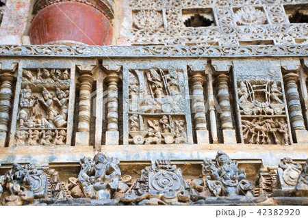 Decorative friezes, Chennakeshava temple, Belur 42382920